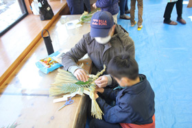 注連縄飾り作り