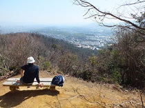 市内を眺望できる展望台